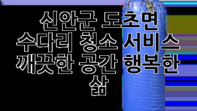 신안군 도초면 수다리 청소 서비스: 깨끗한 공간, 행복한 삶